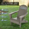 Folding Adirondack Chair;  Navy Blue