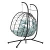 2 Persons Egg Chair with Stand