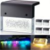 4pcs/6pcs/8pcs/10pcs/12pcs Solar Wall Lights