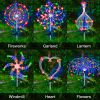 1 Pack Solar Firework Light Outdoor, With Stake
