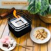 Tabletop Fireplace Bio-Ethanol Fire Pit, Portable,Black