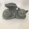 1pc Resin Angel Pet Statue, Dog Cat Memorial Garden Statue