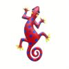 1pc Metal Gecko Wall Art Decor, Inspirational Sculpture Hanging