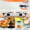 2000W Electric Dual Burner Portable Coil Heating Hot Plate Stove  with 5 Temperature Adjustments