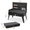 16.7x10x17.7in,  Portable Charcoal Grill Foldable BBQ