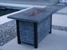 44" W x 25" H Outdoor Fire Pit Table 50000BTU