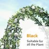Black Garden Arch Arbors, 6-8ft,
