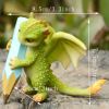 Cute Resin Dragon Statue