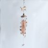 1pc Vintage Metal Butterfly Turtle Iron Owl Animal Wind Chime Home Courtyard Living Room Decoration Copper Outdoor Hanging Ornament