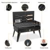 16.7x10x17.7in,  Portable Charcoal Grill Foldable BBQ