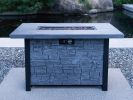 44" W x 25" H Outdoor Fire Pit Table 50000BTU