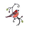 Metal Stained Bird