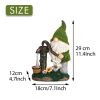 Cartoon Gnome Dwarf Statue Garden Lighting Waterproof