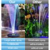 18/16/13cm Solar Water Fountain Colorful Fountain Floating