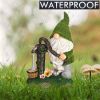 Cartoon Gnome Dwarf Statue Garden Lighting Waterproof
